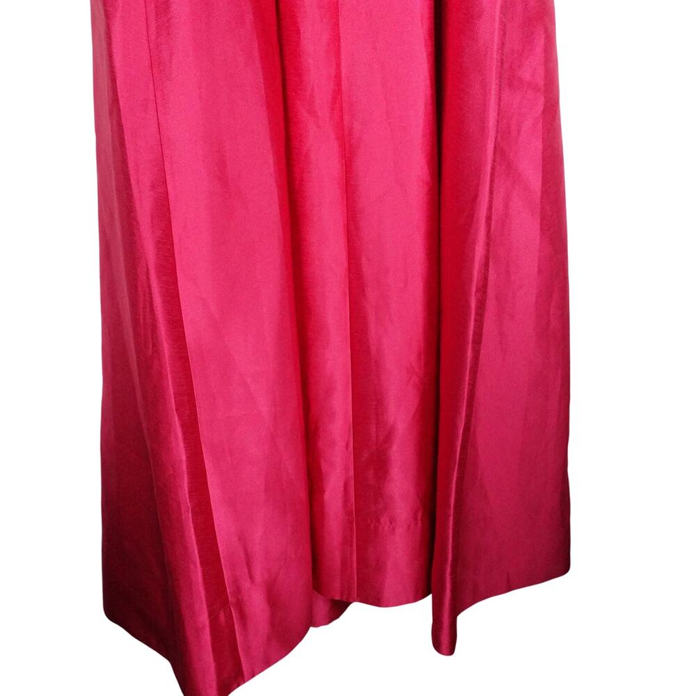 Tuckernuck Hot Pink Satin Square-Neck Midi Dress - Picture 11 of 11